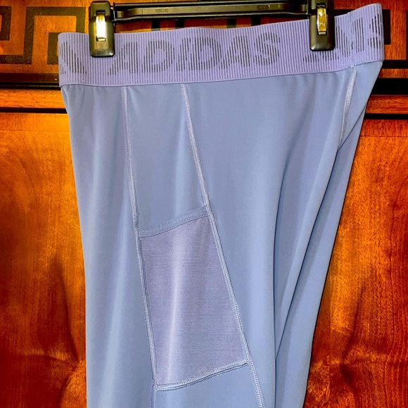 Adidas TECHFIT Girls Leggings/Tights Junior Size M 12-14 purple good condition - Picture 8 of 11